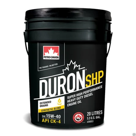 Моторное масло для дизельных двигателей Petro-Canada DURON SHP 15W-40 (20 л)